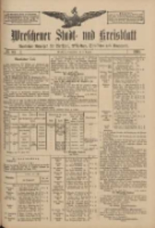 Wreschener Stadt und Kreisblatt: amtlicher Anzeiger für Wreschen, Miloslaw, Strzalkowo und Umgegend 1911.08.05 Nr92