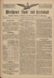 Wreschener Stadt und Kreisblatt: amtlicher Anzeiger für Wreschen, Miloslaw, Strzalkowo und Umgegend 1911.08.17 Nr97