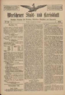 Wreschener Stadt und Kreisblatt: amtlicher Anzeiger für Wreschen, Miloslaw, Strzalkowo und Umgegend 1911.08.19 Nr98