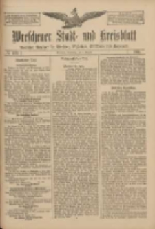 Wreschener Stadt und Kreisblatt: amtlicher Anzeiger für Wreschen, Miloslaw, Strzalkowo und Umgegend 1911.08.31 Nr103