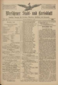 Wreschener Stadt und Kreisblatt: amtlicher Anzeiger für Wreschen, Miloslaw, Strzalkowo und Umgegend 1911.07.01 Nr77