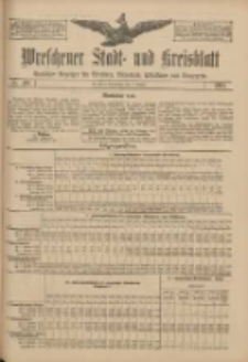 Wreschener Stadt und Kreisblatt: amtlicher Anzeiger für Wreschen, Miloslaw, Strzalkowo und Umgegend 1911.10.07 Nr119
