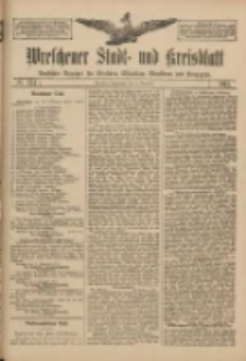 Wreschener Stadt und Kreisblatt: amtlicher Anzeiger für Wreschen, Miloslaw, Strzalkowo und Umgegend 1911.11.11 Nr134