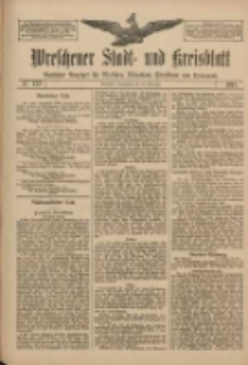 Wreschener Stadt und Kreisblatt: amtlicher Anzeiger für Wreschen, Miloslaw, Strzalkowo und Umgegend 1911.11.18 Nr137