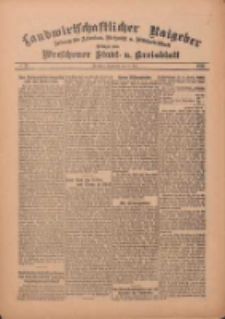 Landwirtschaftlicher Ratgeber: Zeitung für Ackerbau, Viehzucht u. Milchwirtschaft: Beilage zum Wreschener Stadt- u. Kreisblatt 1912.05.18 Nr21