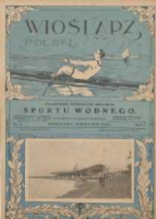 Wioślarz Polski: czasopismo, poświęcone sprawom sportu wodnego 1925.04 R.1 Nr1