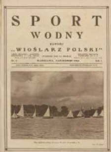 Sport Wodny: organ Polskiego Związku Towarzystw Wioślarskich 1925.10 R.1 Nr7