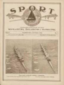 Sport Wodny: czasopismo poświęcone sprawom wioślarstwa, żeglarstwa i pływactwa1926.05.25 R.2 Nr7