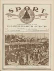 Sport Wodny: czasopismo poświęcone sprawom wioślarstwa, żeglarstwa i pływactwa 1926.06.10 R.2 Nr8