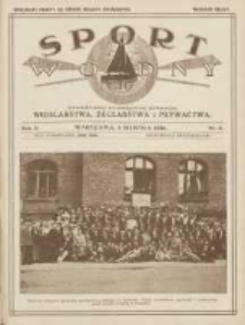 Sport Wodny: czasopismo poświęcone sprawom wioślarstwa, żeglarstwa i pływactwa 1926.07.08 R.2 Nr11