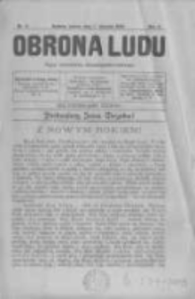 Obrona Ludu: organ Stronnictwa Chrześcijańsko-Ludowego. 1899 R.2 Nr4
