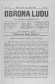 Obrona Ludu: organ Stronnictwa Chrześcijańsko-Ludowego. 1899 R.2 Nr6