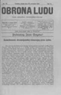 Obrona Ludu: organ Stronnictwa Chrześcijańsko-Ludowego. 1899 R.2 Nr23
