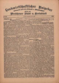 Landwirtschaftlicher Ratgeber: Zeitung für Ackerbau, Viehzucht u. Milchwirtschaft: Beilage zum Wreschener Stadt- u. Kreisblatt 1912.07.13 Nr29