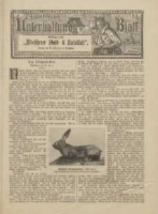 Illustriertes Unterhaltungs-Blatt: Beilage zum "Wreschener Stadt- & Kraisblatt" 1912 Nr47