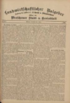 Landwirtschaftlicher Ratgeber: Zeitung f&uuml;r Ackerbau, Viehzucht u. Milchwirtschaft: Beilage zum Wreschener Stadt- u. Kreisblatt 1911.04.01 Nr14