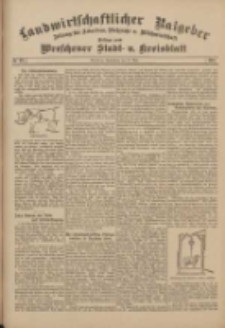 Landwirtschaftlicher Ratgeber: Zeitung f&uuml;r Ackerbau, Viehzucht u. Milchwirtschaft: Beilage zum Wreschener Stadt- u. Kreisblatt 1911.05.27 Nr22