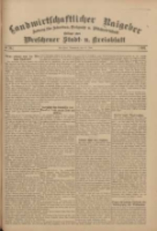 Landwirtschaftlicher Ratgeber: Zeitung f&uuml;r Ackerbau, Viehzucht u. Milchwirtschaft: Beilage zum Wreschener Stadt- u. Kreisblatt 1911.06.24 Nr26