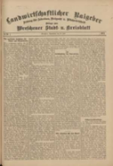 Landwirtschaftlicher Ratgeber: Zeitung f&uuml;r Ackerbau, Viehzucht u. Milchwirtschaft: Beilage zum Wreschener Stadt- u. Kreisblatt 1911.07.29 Nr31