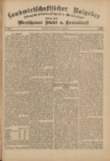 Landwirtschaftlicher Ratgeber: Zeitung für Ackerbau, Viehzucht u. Milchwirtschaft: Beilage zum Wreschener Stadt- u. Kreisblatt 1911.09.30 Nr40