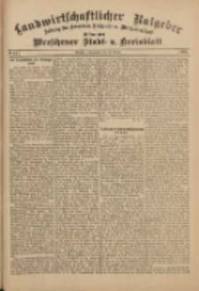 Landwirtschaftlicher Ratgeber: Zeitung für Ackerbau, Viehzucht u. Milchwirtschaft: Beilage zum Wreschener Stadt- u. Kreisblatt 1911.10.28 Nr44