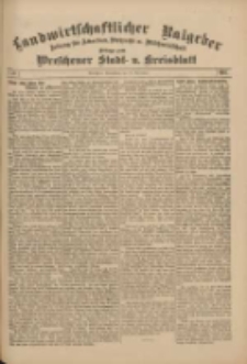 Landwirtschaftlicher Ratgeber: Zeitung f&uuml;r Ackerbau, Viehzucht u. Milchwirtschaft: Beilage zum Wreschener Stadt- u. Kreisblatt 1911.11.25 Nr48