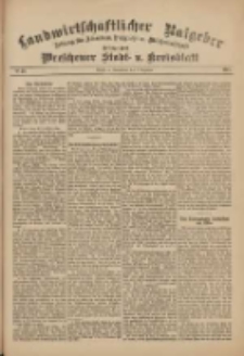 Landwirtschaftlicher Ratgeber: Zeitung f&uuml;r Ackerbau, Viehzucht u. Milchwirtschaft: Beilage zum Wreschener Stadt- u. Kreisblatt 1911.12.02 Nr49