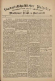 Landwirtschaftlicher Ratgeber: Zeitung für Ackerbau, Viehzucht u. Milchwirtschaft: Beilage zum Wreschener Stadt- u. Kreisblatt 1911.12.02 Nr49