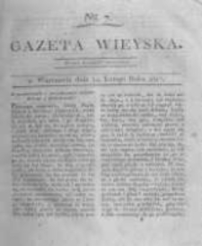 Gazeta wieyska czyli wiadomości gospodarczo-rolnicze. 1817.02.14 Nr7