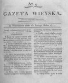 Gazeta wieyska czyli wiadomości gospodarczo-rolnicze. 1817.02.28 Nr9