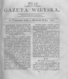 Gazeta wieyska czyli wiadomości gospodarczo-rolnicze. 1817.04.04 Nr14