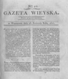 Gazeta wieyska czyli wiadomości gospodarczo-rolnicze. 1817.04.25 Nr17