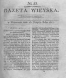 Gazeta wieyska czyli wiadomości gospodarczo-rolnicze. 1817.08.15 Nr33