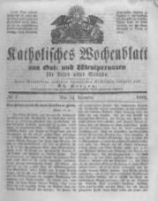 Katholisches Wochenblatt aus Ost- und Westpreussen f&uuml;r Leser aller St&auml;nde. 1842.11.12 No7