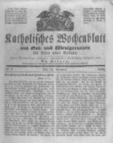 Katholisches Wochenblatt aus Ost- und Westpreussen für Leser aller Stände. 1842.11.12 No7