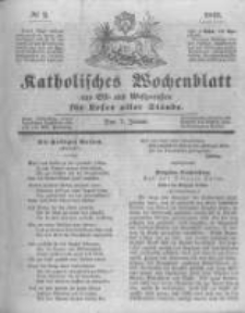 Katholisches Wochenblatt aus Ost- und Westpreussen f&uuml;r Leser aller St&auml;nde. 1843.01.07 No2