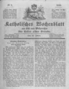Katholisches Wochenblatt aus Ost- und Westpreussen f&uuml;r Leser aller St&auml;nde. 1843.01.28 No5