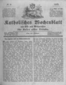 Katholisches Wochenblatt aus Ost- und Westpreussen f&uuml;r Leser aller St&auml;nde. 1843.02.25 No9
