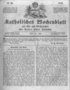 Katholisches Wochenblatt aus Ost- und Westpreussen f&uuml;r Leser aller St&auml;nde. 1843.07.15 No29