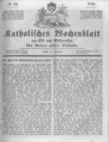 Katholisches Wochenblatt aus Ost- und Westpreussen f&uuml;r Leser aller St&auml;nde. 1843.08.05 No32