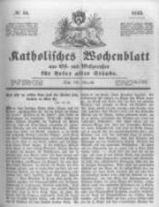 Katholisches Wochenblatt aus Ost- und Westpreussen f&uuml;r Leser aller St&auml;nde. 1843.08.19 No34