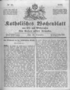 Katholisches Wochenblatt aus Ost- und Westpreussen f&uuml;r Leser aller St&auml;nde. 1843.09.16 No38