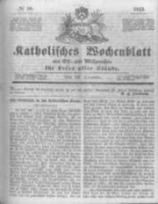 Katholisches Wochenblatt aus Ost- und Westpreussen f&uuml;r Leser aller St&auml;nde. 1843.09.23 No39