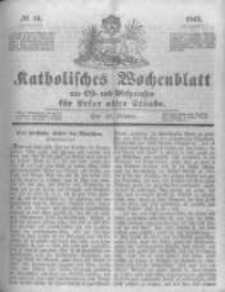 Katholisches Wochenblatt aus Ost- und Westpreussen f&uuml;r Leser aller St&auml;nde. 1843.10.28 No44