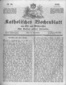 Katholisches Wochenblatt aus Ost- und Westpreussen f&uuml;r Leser aller St&auml;nde. 1843.12.09 No50