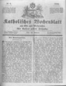 Katholisches Wochenblatt aus Ost- und Westpreussen f&uuml;r Leser aller St&auml;nde. 1844.02.10 No6