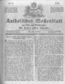Katholisches Wochenblatt aus Ost- und Westpreussen f&uuml;r Leser aller St&auml;nde. 1844.02.24 No8