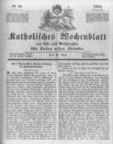 Katholisches Wochenblatt aus Ost- und Westpreussen f&uuml;r Leser aller St&auml;nde. 1844.05.11 No19