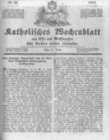 Katholisches Wochenblatt aus Ost- und Westpreussen f&uuml;r Leser aller St&auml;nde. 1844.06.01 No22