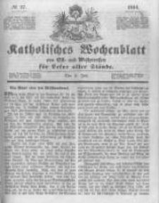 Katholisches Wochenblatt aus Ost- und Westpreussen f&uuml;r Leser aller St&auml;nde. 1844.07.06 No27